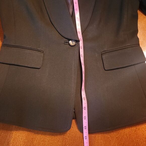 Tahari Arthur S Levine Single Breasted Blazer & Pant Suit- Size 4, Dark Brown - Picture 9 of 13